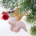 Design Toscano Hog Heaven: Flying Pig Angel Holiday Ornament JH170739
